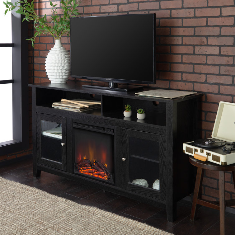 Zipcode Design™ Kohn TV Stand for TVs up to 65" with Fireplace Included